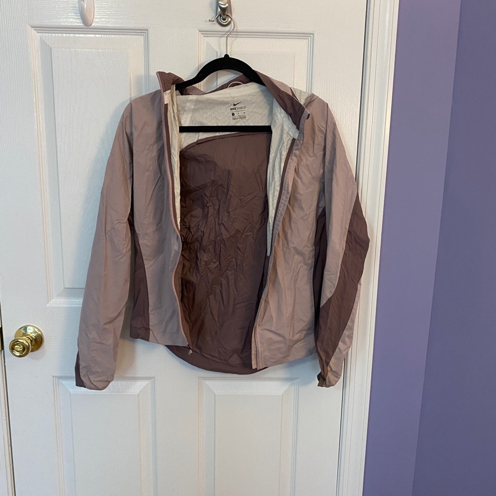 NWOT Nike purple rain jacket